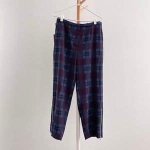 Aritzia Babaton Elton Pant, Navy/Plum, Size 10